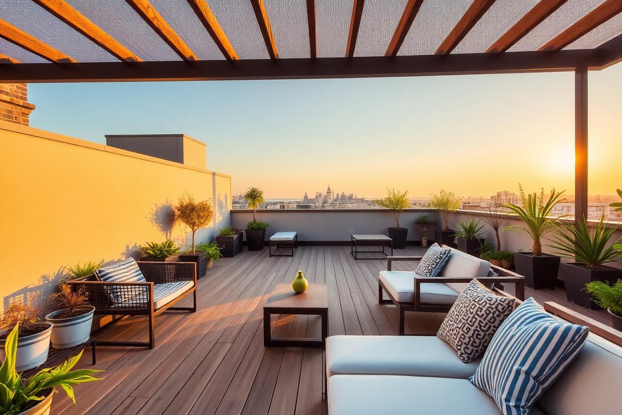 Duplex met dakterras en zicht over de Haspengouwse fruitstreek